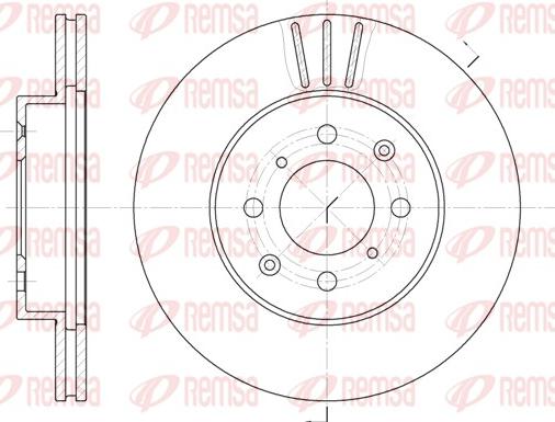 Remsa 6226.10 - Bremžu diski www.autospares.lv