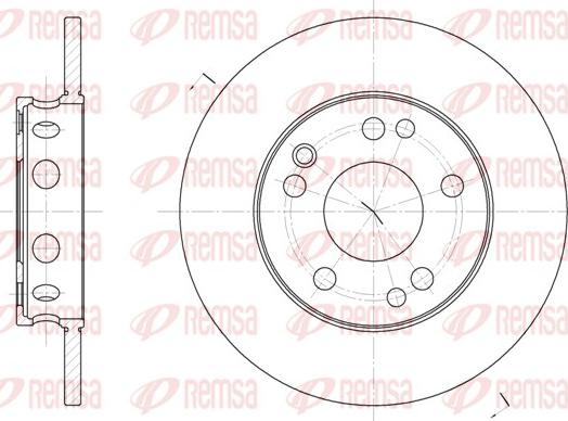 Remsa 6221.00 - Bremžu diski autospares.lv