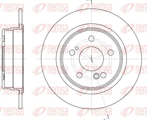 Remsa 6271.00 - Bremžu diski www.autospares.lv