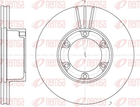 Remsa 6277.10 - Bremžu diski www.autospares.lv