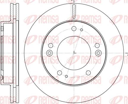 Remsa 6790.10 - Bremžu diski www.autospares.lv