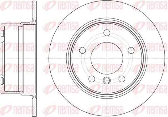 Remsa 6798.00 - Bremžu diski www.autospares.lv