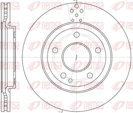 Remsa 6748.10 - Bremžu diski www.autospares.lv