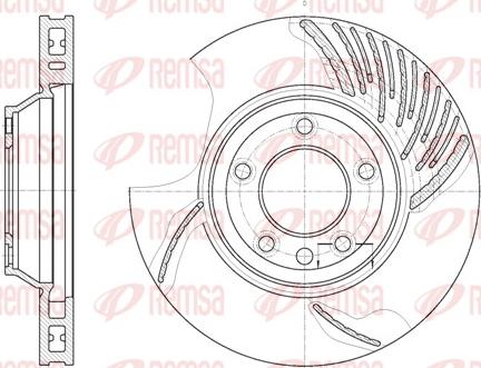 Remsa 6769.10 - Bremžu diski www.autospares.lv