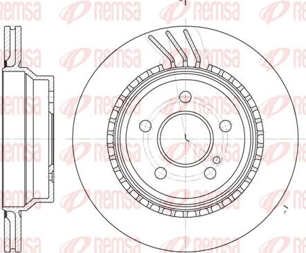 Remsa 6760.10 - Bremžu diski www.autospares.lv