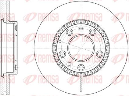 Remsa 6767.10 - Bremžu diski www.autospares.lv