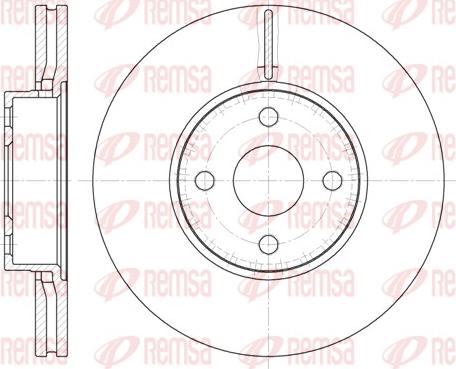 Remsa 6704.10 - Bremžu diski www.autospares.lv