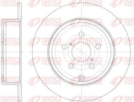 Remsa 6700.00 - Bremžu diski www.autospares.lv