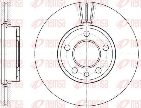 Remsa 6708.10 - Bremžu diski www.autospares.lv