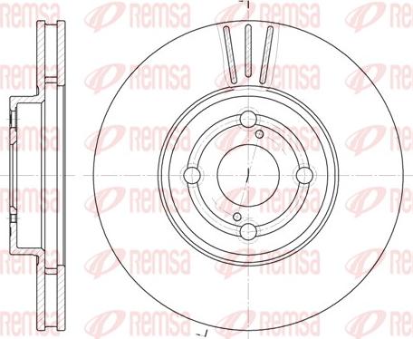 Remsa 6703.10 - Bremžu diski www.autospares.lv