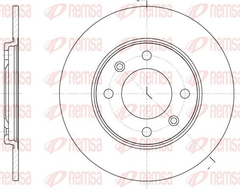 Remsa 6714.00 - Тормозной диск www.autospares.lv