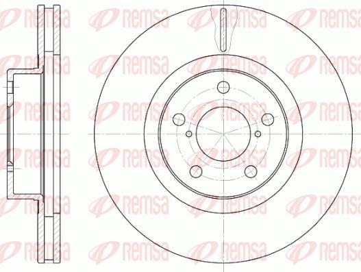 Remsa 6715.10 - Bremžu diski www.autospares.lv