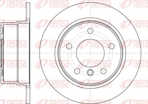 Remsa 6716.00 - Bremžu diski www.autospares.lv