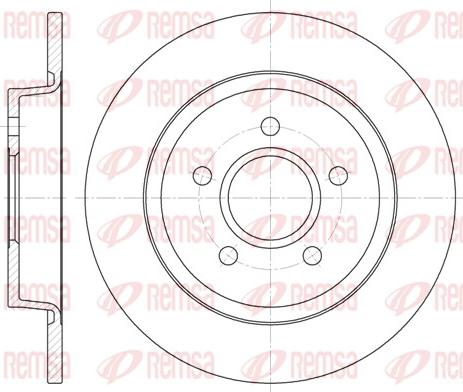 Remsa 6712.00 - Brake Disc www.autospares.lv