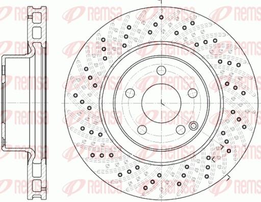 Remsa 6780.10 - Bremžu diski www.autospares.lv