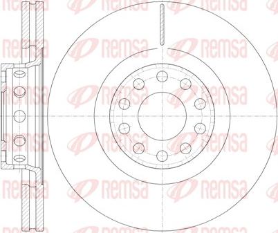 Remsa 6781.10 - Bremžu diski autospares.lv