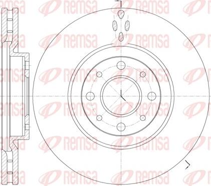 Remsa 6734.10 - Bremžu diski autospares.lv