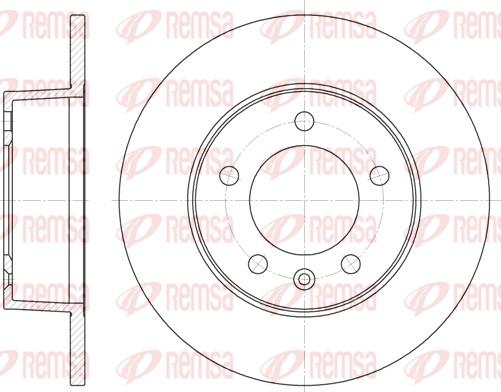 Remsa 6735.00 - Bremžu diski www.autospares.lv