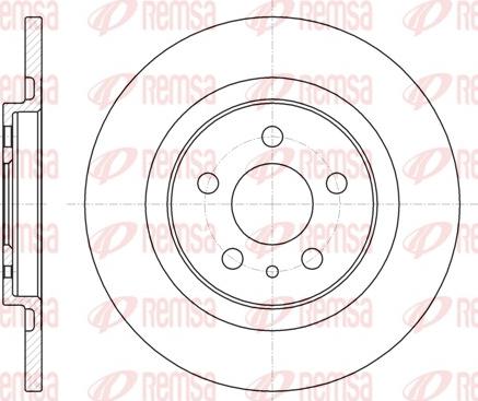 Remsa 6736.00 - Bremžu diski www.autospares.lv