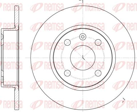 Remsa 6738.00 - Brake Disc www.autospares.lv