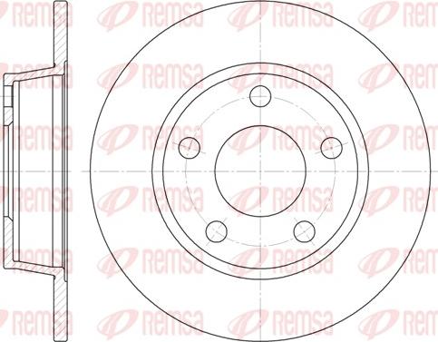 Remsa 6723.00 - Bremžu diski www.autospares.lv