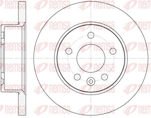 Remsa 6774.00 - Brake Disc www.autospares.lv