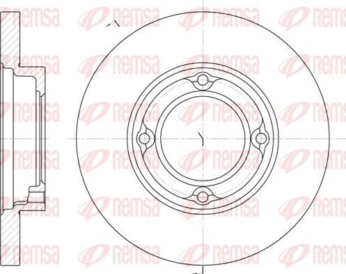 Remsa 6770.00 - Bremžu diski www.autospares.lv