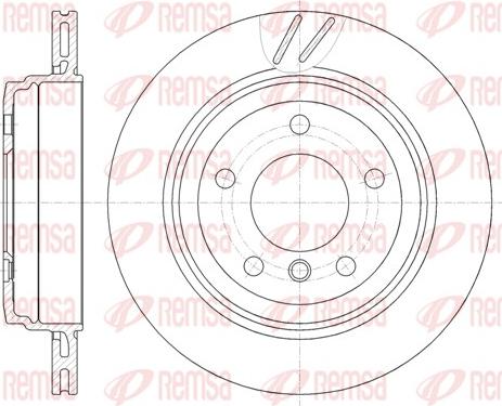 Remsa 6772.10 - Bremžu diski www.autospares.lv