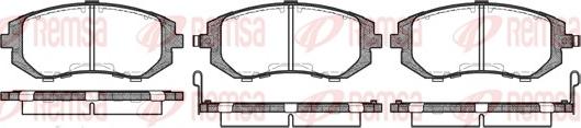 Remsa 0951.02 - Brake Pad Set, disc brake www.autospares.lv