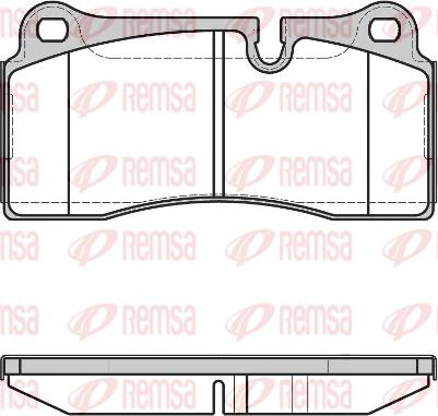 Remsa 0983.40 - Bremžu uzliku kompl., Disku bremzes www.autospares.lv