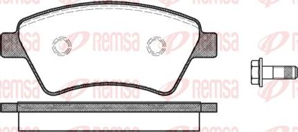 Remsa 0976.10 - Bremžu uzliku kompl., Disku bremzes autospares.lv