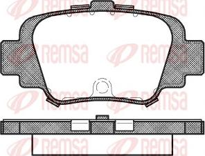 Remsa 0499.00 - Bremžu uzliku kompl., Disku bremzes www.autospares.lv