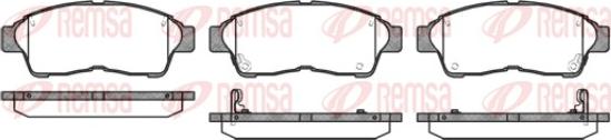 Remsa 0402.02 - Brake Pad Set, disc brake www.autospares.lv