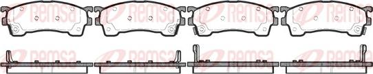 Remsa 0415.04 - Brake Pad Set, disc brake www.autospares.lv