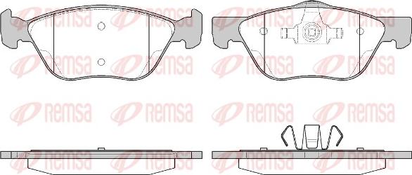 Remsa 0589.20 - Brake Pad Set, disc brake www.autospares.lv