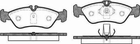 Remsa 58010 - Brake Pad Set, disc brake www.autospares.lv