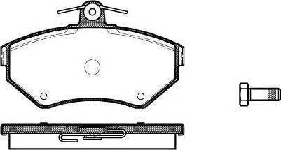 Remsa 631 00 - Bremžu uzliku kompl., Disku bremzes www.autospares.lv