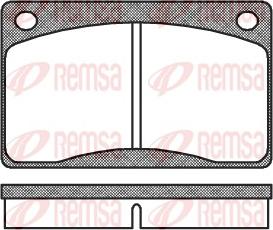 Remsa 0042.30 - Bremžu uzliku kompl., Disku bremzes www.autospares.lv