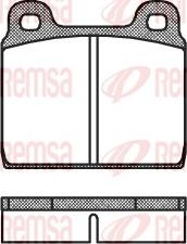 Remsa 0002.20 - Bremžu uzliku kompl., Disku bremzes www.autospares.lv