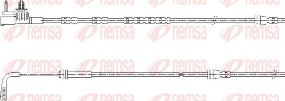 Remsa 001196 - Indikators, Bremžu uzliku nodilums www.autospares.lv