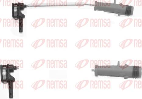 Remsa 001124 - Indikators, Bremžu uzliku nodilums www.autospares.lv