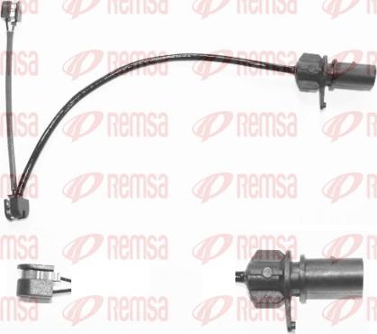 Remsa 001122 - Indikators, Bremžu uzliku nodilums www.autospares.lv