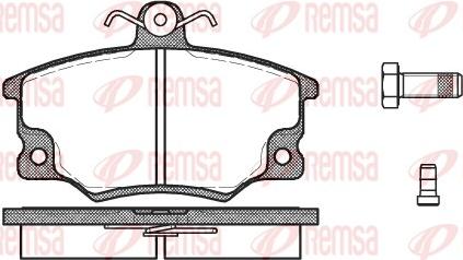 Remsa 0146.62 - Bremžu uzliku kompl., Disku bremzes autospares.lv