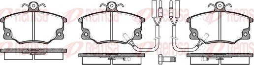 Remsa 0146.22 - Bremžu uzliku kompl., Disku bremzes autospares.lv