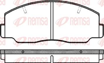 Löbro 30173 - Brake Pad Set, disc brake www.autospares.lv