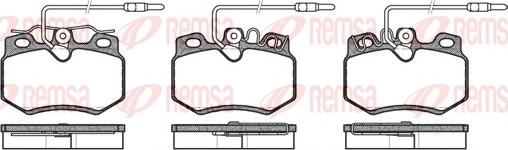 Remsa 0170.14 - Bremžu uzliku kompl., Disku bremzes autospares.lv