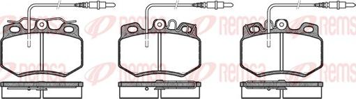 Remsa 0170.34 - Bremžu uzliku kompl., Disku bremzes www.autospares.lv