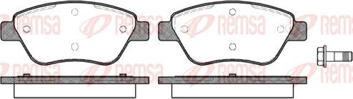 Remsa 0858.10 - Brake Pad Set, disc brake www.autospares.lv