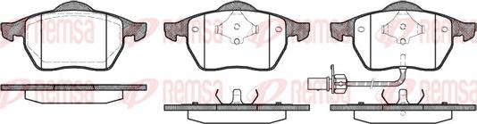 Remsa 0390.11 - Brake Pad Set, disc brake www.autospares.lv