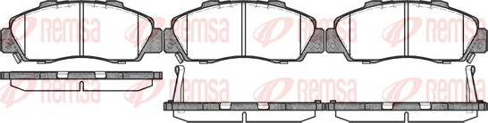 Remsa 0351.32 - Brake Pad Set, disc brake www.autospares.lv